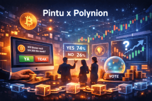 ilustrasi prediction market kripto Pintu x Polynion