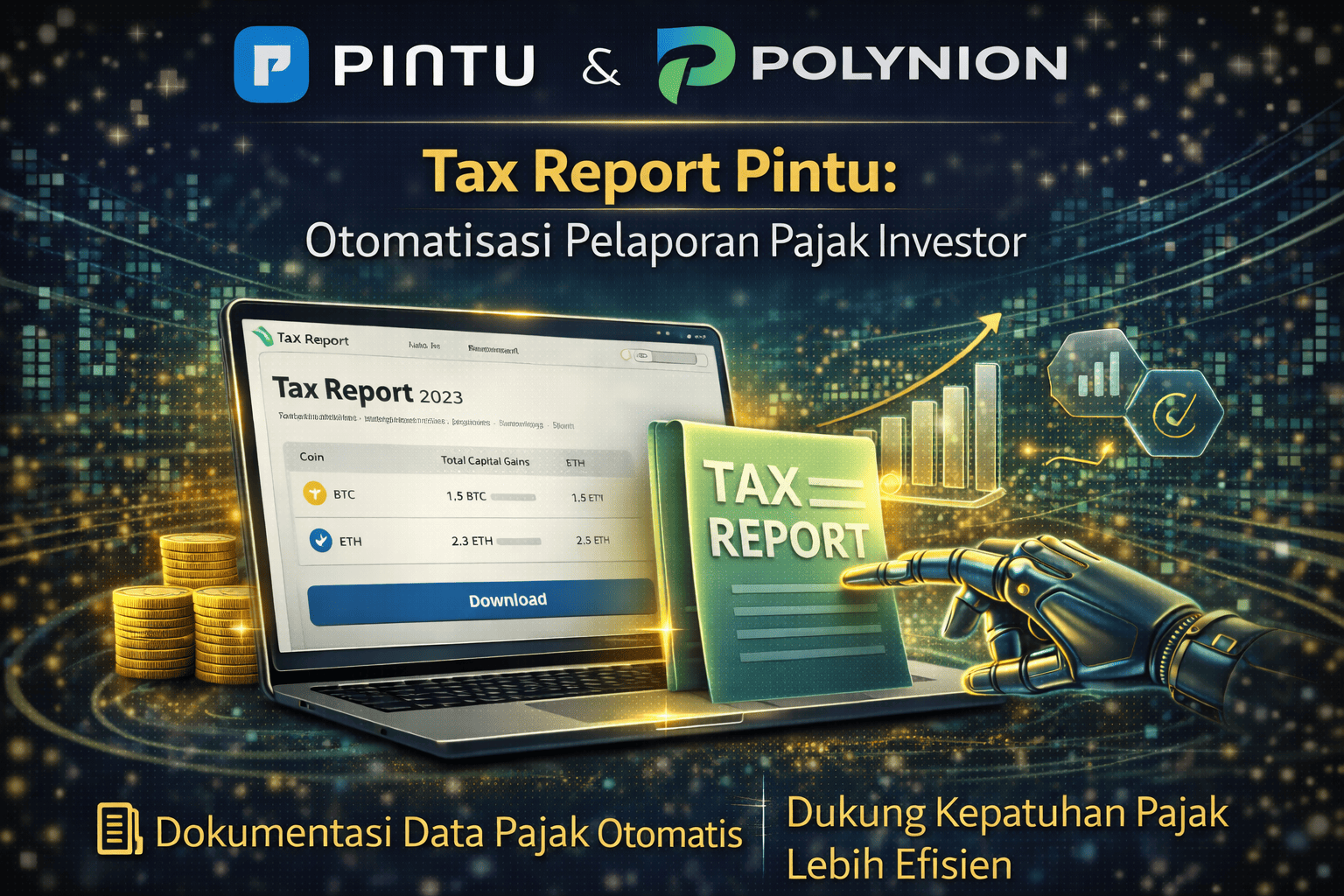 Tax Report Pintu: Otomatisasi Pelaporan Pajak Investor