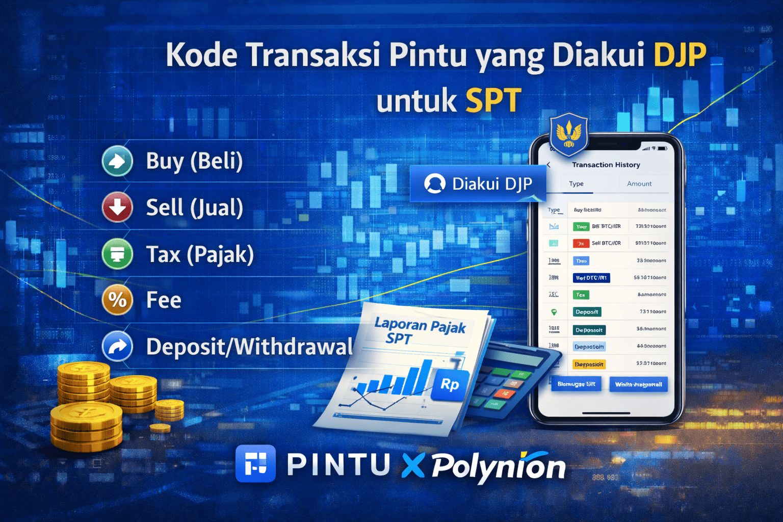 Kode Transaksi Pintu yang Diakui DJP untuk SPT